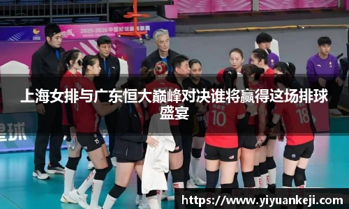 易游上海女排与广东恒大巅峰对决谁将赢得这场排球盛宴